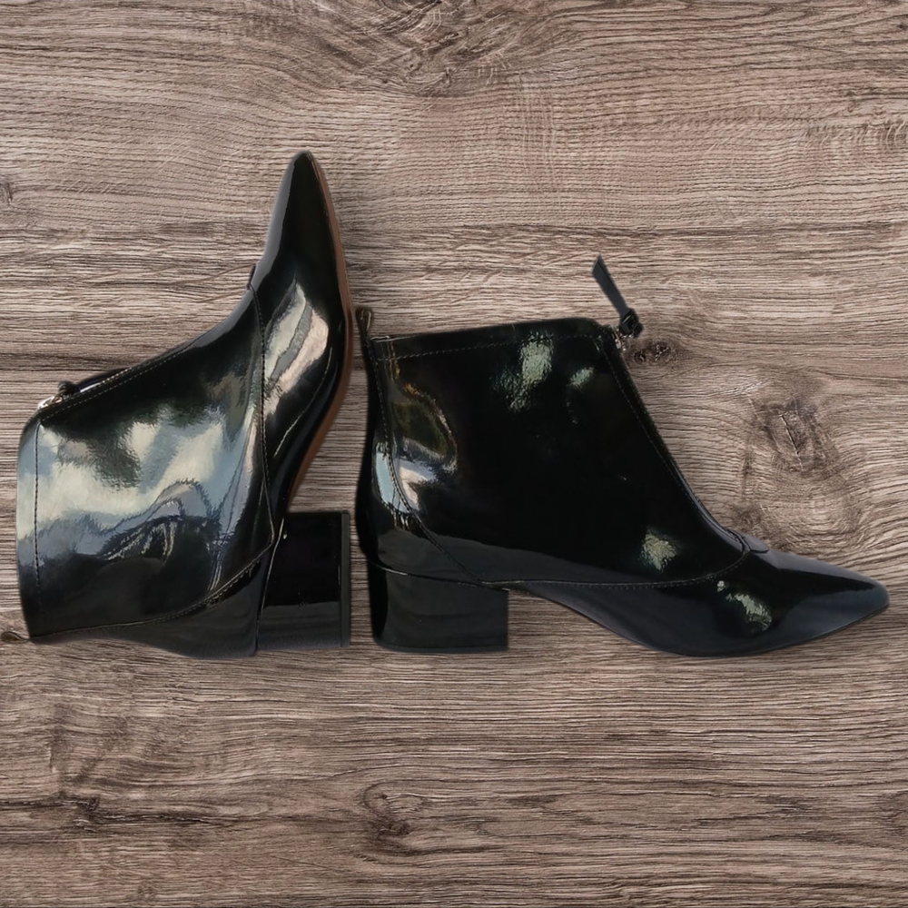 French Connection Black Ankle Booties Stylish‎ Comfort. Sz 8